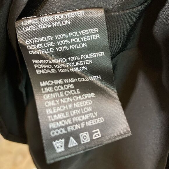 Black Paris Sunday Layered Shift Dress - Picture 7 of 7